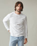 Men's Vintage Crew Long Sleeve Tee - White